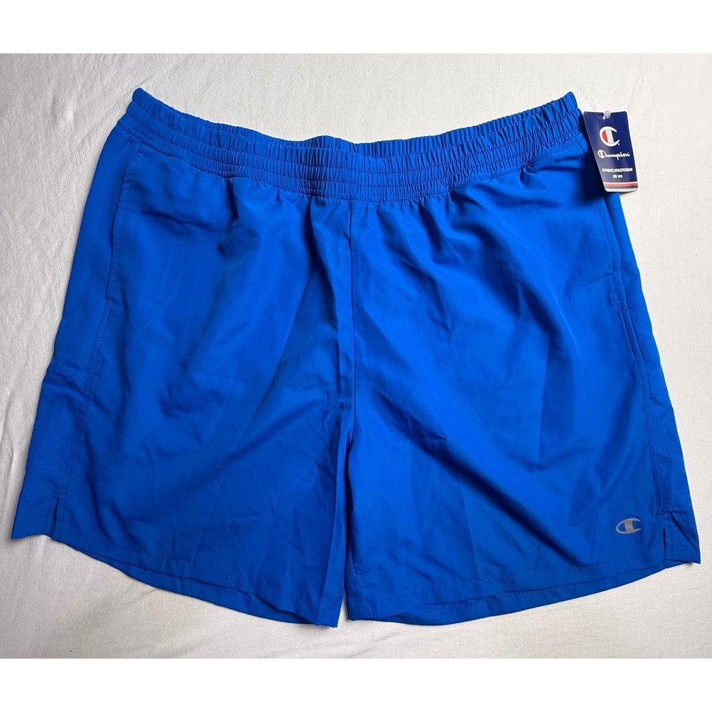 Champion Mens Royal Blue Athletic Shorts XL Perforated Side Panels NWT-2513